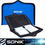 Sonik Rig Wallet Sea Fishing for Rigs Feathers Traces Case 20 Pockets No Zip
