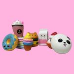 Cute Assorted Dessert Squishy Toys - Adorable soft collectibles - Pack of 8