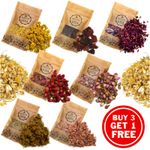 Edible Dried Flowers Petals Buds Infusion Tea Cooking Gin Tonic Coctail Garnish