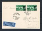 Airmail Card Mi. No. 286a MeF La Chaux-de-Fonds-Biel 23.04.1936 -b11817