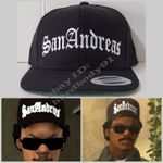 GTA Grand Theft Auto San Andreas Ryder All Black Snapback Hat Cap