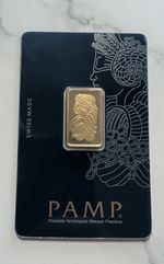 Pamp Lady Fortuna Gold  5g Bars In Assay 