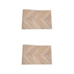 Reusable PVC Self Adhesive Floor Stickers Light Brown Peel and Stick for Home