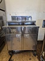 Commercial Stainless Steel Prep Station with Drawer & Storage Catering /Bar Unit