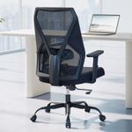 SIHOO Office Chair, Space-Saving, Adjustable Lumbar Support, 128° Recline, 136kg