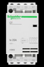 SCHNEIDER 25 AMP FOUR POLE NC CONTACTOR 220/240V COIL 15963