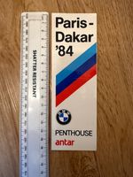 GENUINE PARIS - DAKAR 1984 BMW STICKER RARE COLLECTORS STICKER