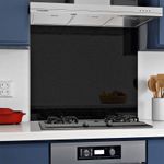 BELOFAY Toughened Sparkle Glass Heat Resistant Kitchen Splashbacks For Cookers