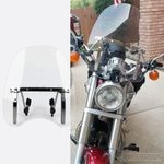 18"x16" 7/8" Clear Windshield Screen Deflector For Triumph Bonneville America