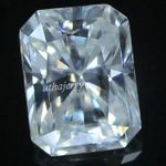Natural Certified DE Color VVS1 Excellent Cut 2x4 MM Radiant White Diamond UT01