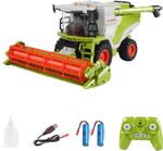 1/24 RC Alloy Wheat Combine Harvester – 6CH Farm Tractor with Lights & Sound