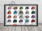 F1 2024 Signed Photo Poster Print Formula One Autographed Drivers Memorabilia