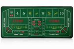 FURUISEN Waterproof Craps Table Layout Mat 180x90cm Anti-Slip Casino Dice Game