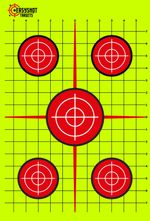 Splatter Target A4 Shoot Rifle Pistol Reactive Air Cheap Targets - FREE POSTAGE