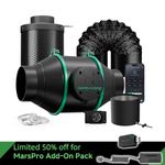 Mars Hydro Smart 4"Ifresh Inline Fan Carbon Filter Kit APP Control for Grow Tent