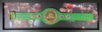 IRON MIKE TYSON FRAMED SIGNED FULL SIZE WBC BOXING BELT SEE PROOF + COA