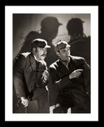 Basil Rathbone-Nigel Bruce- Sherlock Holmes-Signed & 10 x 8 Inch Frame Photo PP