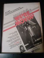 Scott Baio We're Movin' Rare Original Promo Poster Ad Framed!