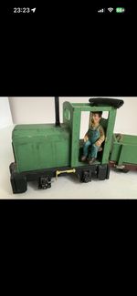 SM32 16mm Narrow Gauge Locomotive and Wagons x 2