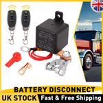 Car Battery Disconnect Cut Off Isolator Master Switch + Wireless Remote Control