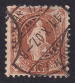 SWITZERLAND 1906 Standing Helvetia 3f. Perf 11½ x 11 SG 206 Used (CV £275)