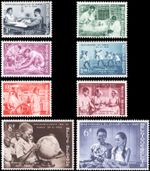 Belgium #545-552 set MLH