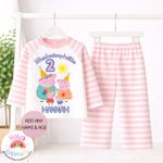 Personalised Peppa Pig  Birthday Pyjamas | When I Wake Up Birthday Eve Pjs