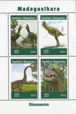 2019 DINOSAURS STAMP MINI SHEET MINT NEVER HINGED (NL81)