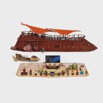 UNIQUEDISPLAY Display Stand For LEGO 75396 Jabba’s Sail Barge 75397 Desert Skiff