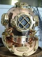 18" Diving Helmet US Navy Mark V Deep Sea Divers Antique Scuba SEA Divers
