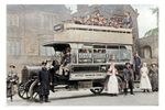 ptc3735 - Yorks - WW1 wounded arrives at Longshawe Lodge, Sheffield - print 6x4