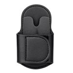 Premium Black Leather Stethoscope Holder Hip Clip Compatible