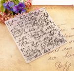 Plastic Embossing Folder handwritten Letter Scrapbook Card Making DIY  Craft