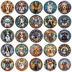 Dog Design Suncatcher, loads of variations 14cm across Use Indoors or Out