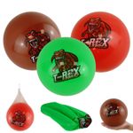 T-Rex Beach Balls, Inflatable Water Balls, PVC Bouncy Balls, Outdoor Balls, 66cm