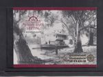 Australia 2003 Queensland Stampshow Overprint on Prestige Booklet, MUH