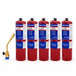 AirTech-UK JH-801 Gas Blow Torch with Propane Cylinder 400g CGA600 Kit