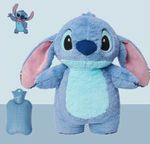 500ML Lilo & Stitch Hot Water Bottle Bag Warmer Cover Plush Fluffy Kids Toys UK