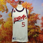 USA Basketball 1996 Vest L Olympic Games GRANT HILL  Jersey UK men's size Large
