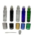 Refillable Perfume BOTLLES 10ml Portable Bottles GLASS VIALS LIQUID