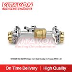 Vitavon Front Axle Housing set CNC Alu7075+Brass for Traxxas TRX-4 TRX-6 1:10
