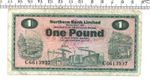 1978 NORTHERN BANK LIMITED GENUINE FINE+ £1 BANKNOTE (794)