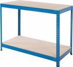 BiGDUG Essentials Industrial Workbench - Workstation Table 300kg UDL with Shelf
