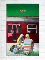 Original Poul Janus Ipsen DSB Danish Railway Poster 1981 No.6 100x62cm