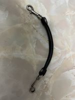 Hand Grip For Pony Saddle. Black Leather. Clips Onto D Rings
