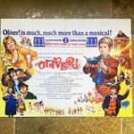 Original Quad Poster From The 1968 Film Oliver