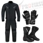 motorcycle suits Waterproof Suit Armoured Suits Motorbike Leather Boots Gloves