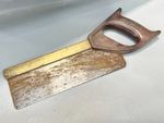 VINTAGE TYZACK BRASS BACKED TENON SAW DIY TOOL CARPENTRY