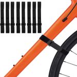8pcs Bike Wheel Stabiliser Straps 23.62 x 0.98in Hook Loop Rack Tie Downs