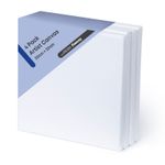 Fineway Blank Canvas Set 20x20cm 4 Pack Art Canvases for Oil Acrylic